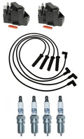 Set of 2 Ignition Coils & 4 Spark Plugs for Chevy S10 GMC Sonoma (1994–2004)