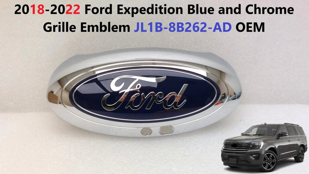 Chrome Grille Emblem for Ford Expedition (2018–2022) JL1B-8B262-AD