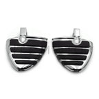 Chrome Wing Mini Floorboards w/ Adapters for Suzuki Marauder 1600 (2004–2006)