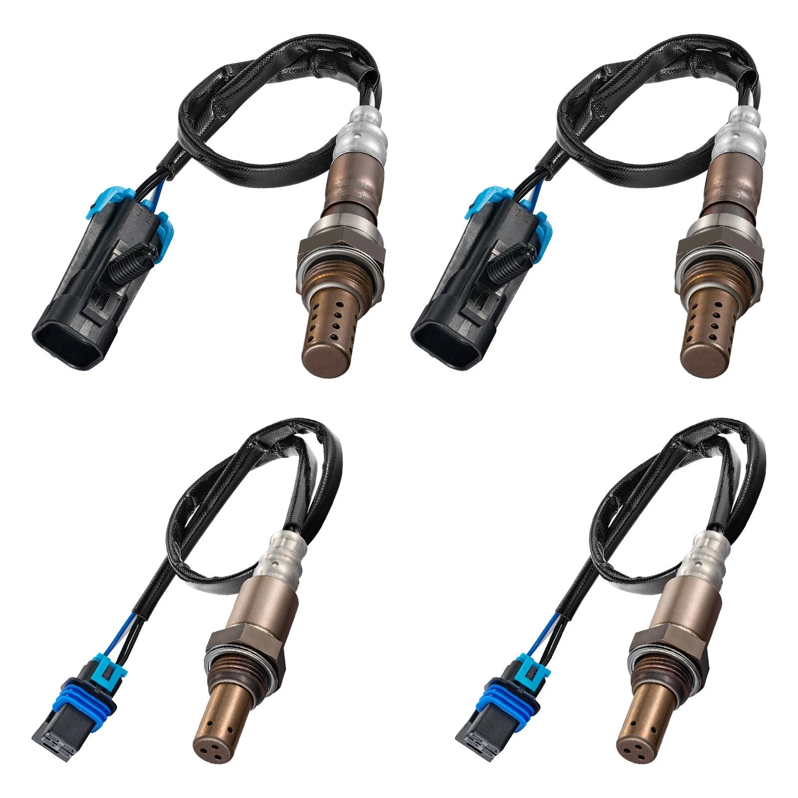 Set of 4 O2 Oxygen Sensors for Isuzu Ascender (2006) 234-4112 234-4337