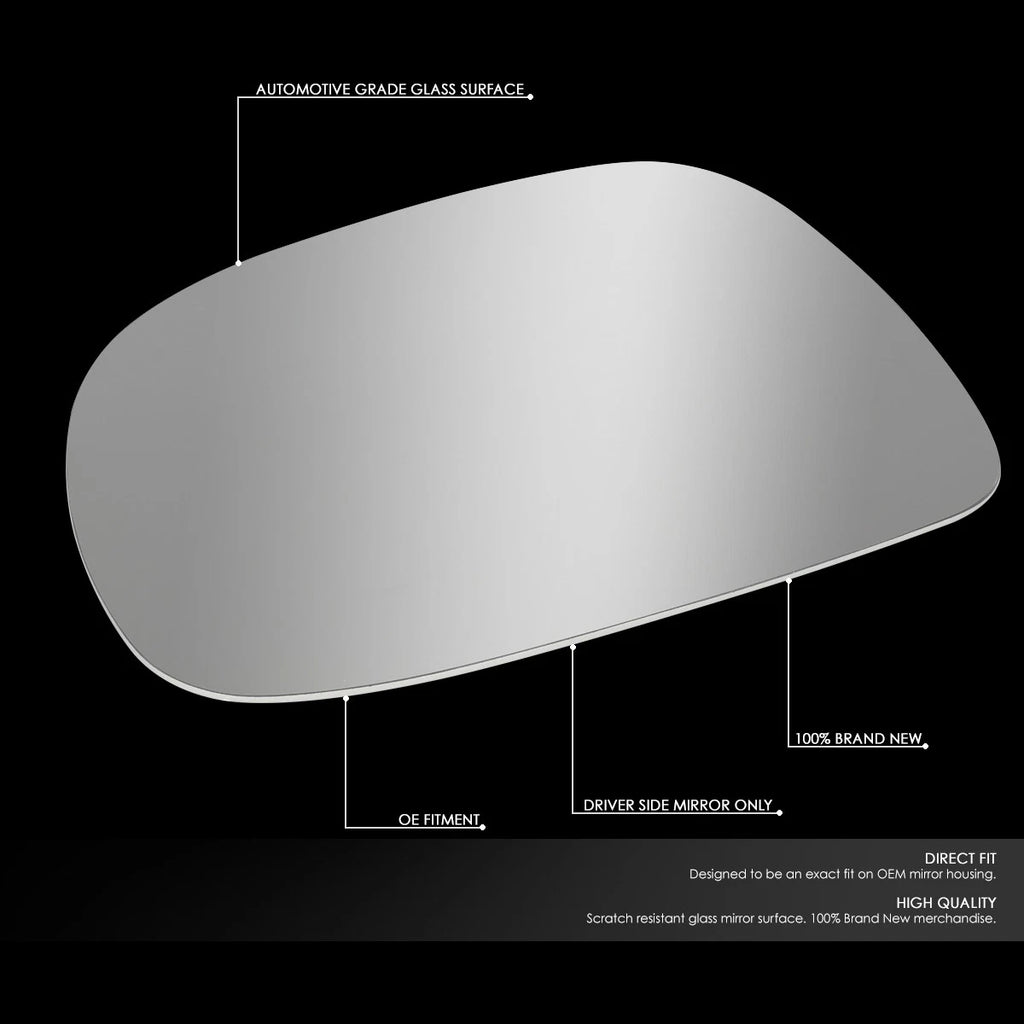 Left Side Door Rear View Mirror Glass for Blazer/Sonoma (1994–1998)