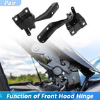 Front Hood Hinge for Nissan Murano (2015–2022) No. 65400-5AA0A, 65401-5AA0A