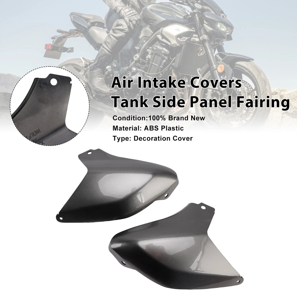 Air Intake Covers for Kawasaki Z900 (2025–2026) - Gray