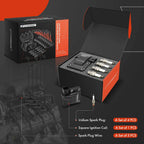 Ignition Coil & Iridium Spark Plugs Set for Honda Accord