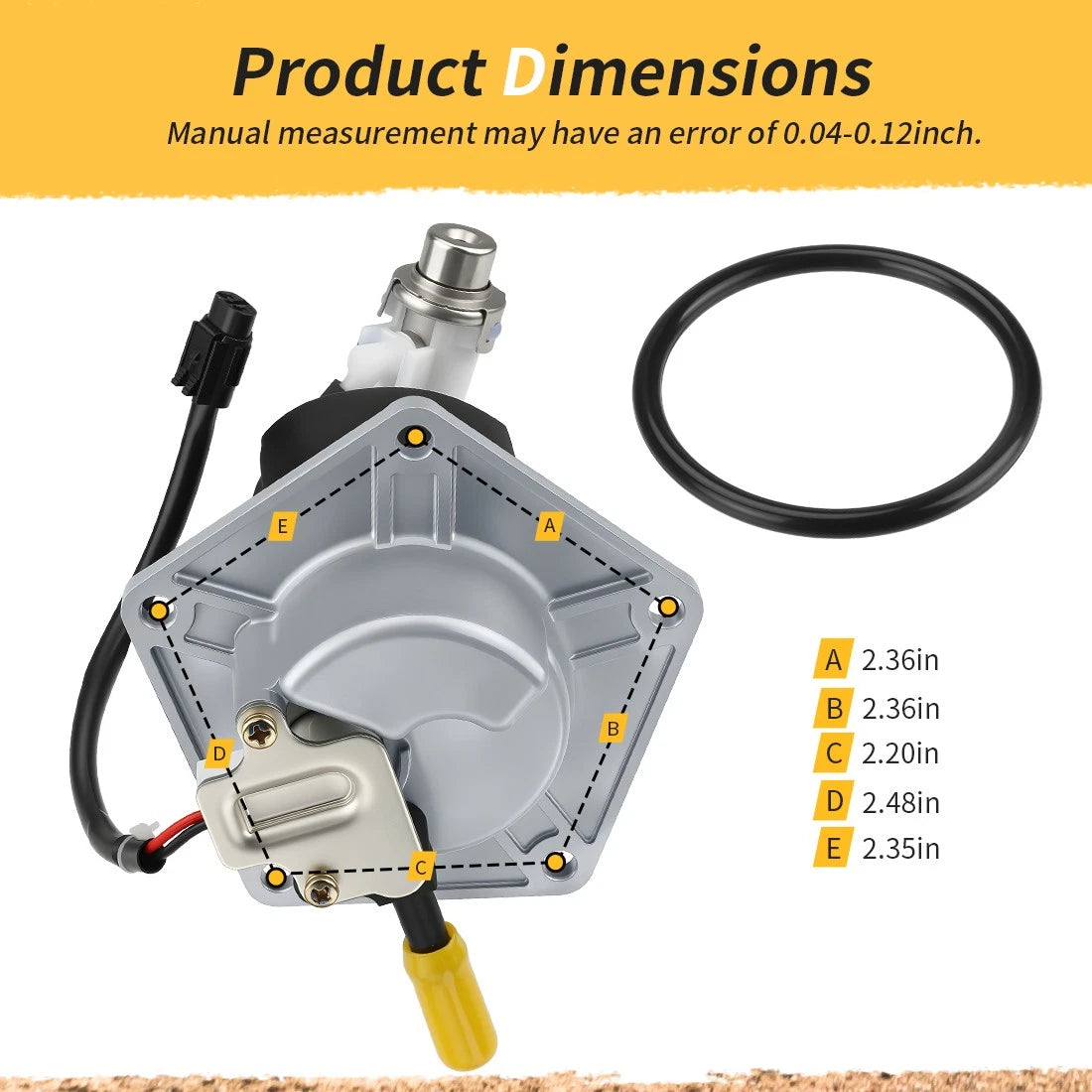 Fuel Pump Assembly for Kawasaki KX 450F 250F (2009–2011) 49040-0037