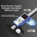 Solar Powered Vernier Caliper with Digital Display