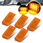 5X LED Amber Turn Signal Side Marker for Trailer Truck (12V)
