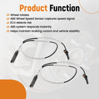 ABS Wheel Speed Sensor for BMW 1 Series E81 E82 E87 E88, 3 Series E90 E91 E92 (2004-2013)