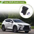 1 Pc Gear Shift Knob Cover for Lexus ES300h (2018–2023) Pebbled Black Blue