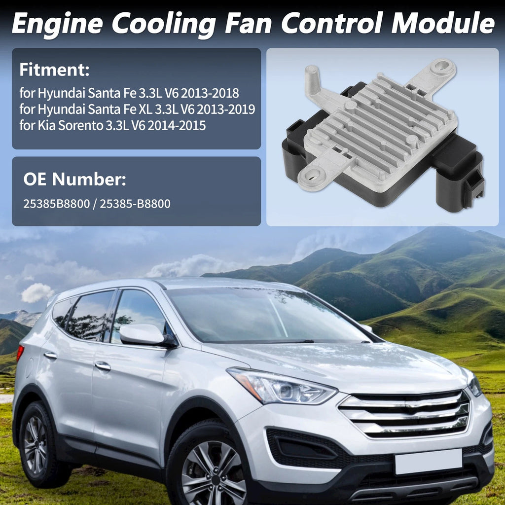 Engine Cooling Fan Control Module No.25385-B8800 for Hyundai Santa Fe (2013–2018)