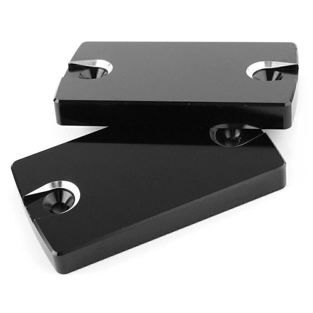 2PC CNC Rear Brake Fluid Reservoir Cover Cap for Suzuki Hayabusa GSX1300R (1999–2023)