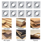 Carbide Insert Cutters 12x12mm Set of 4 for Woodworking Applications
