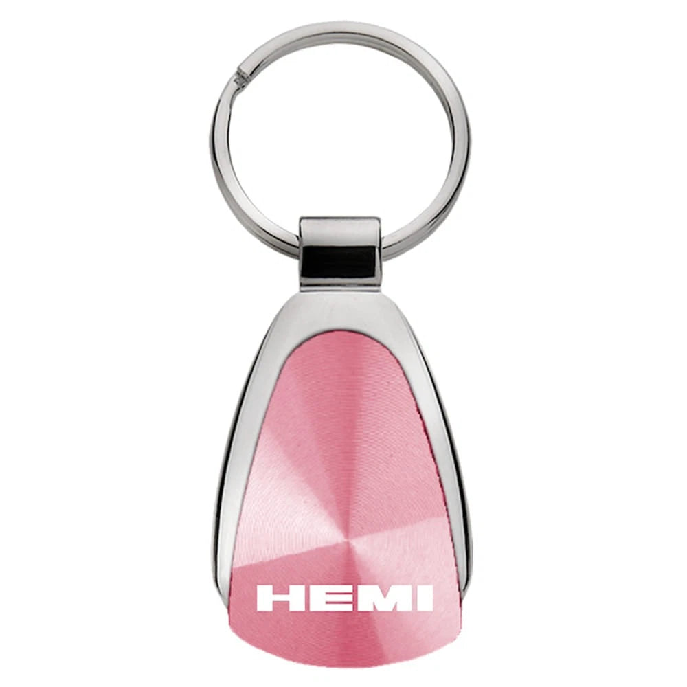 Name on Pink Teardrop Keychain - Officially Licensed for Hemi Vehicles
