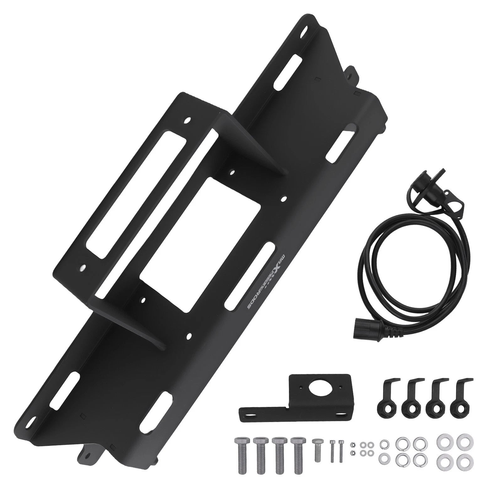 Black Winch Mount Bumper for GMC Sierra/Silverado 1500 (1999–2007)