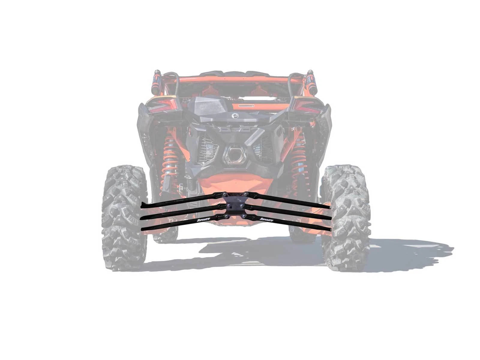 SuperATV Tubed Rear Radius Arms for Can-Am Maverick X3 (2017–2023) - Black