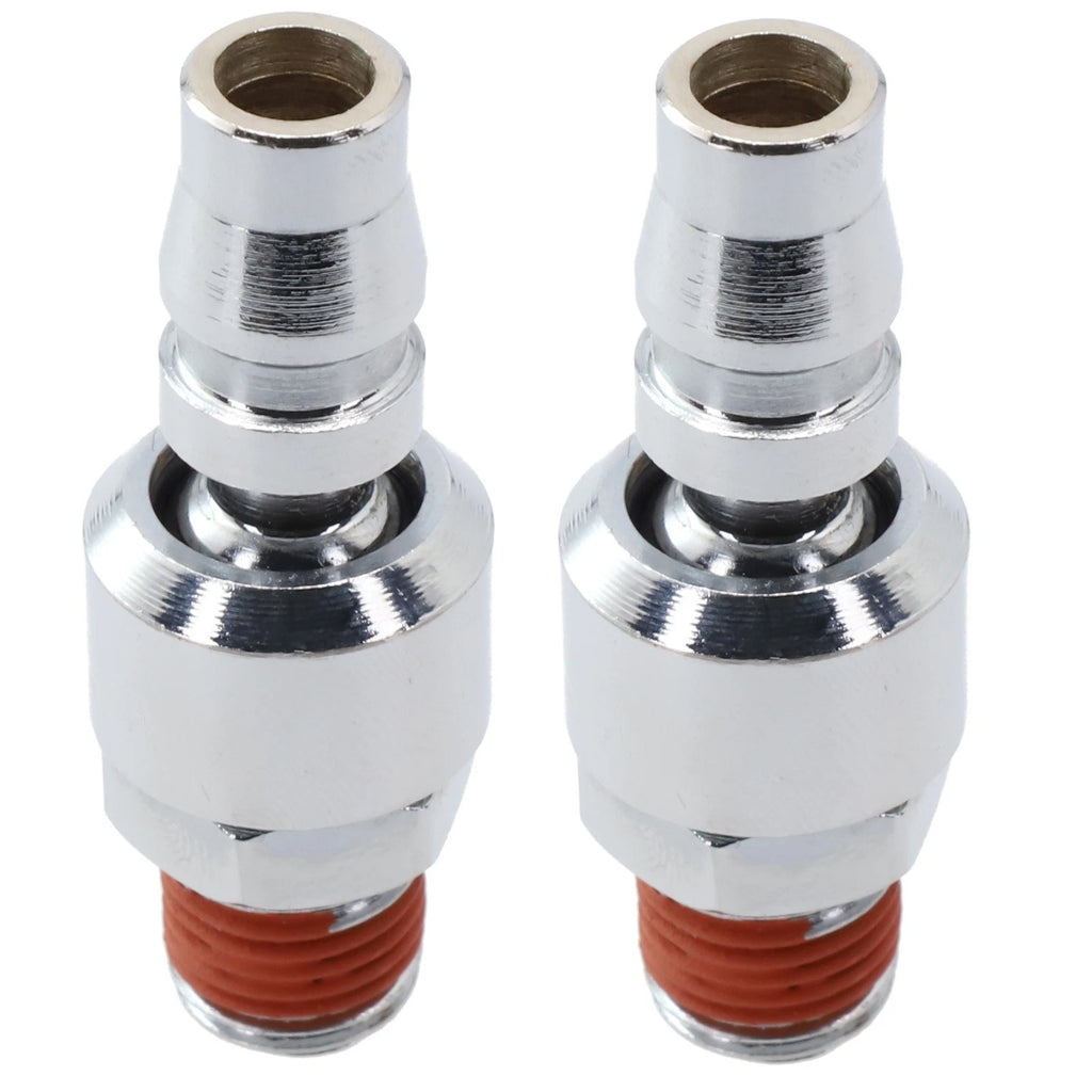 2X 14 Inch Pneumatic Quick Joint Air Connector for 360 Degree Rotary