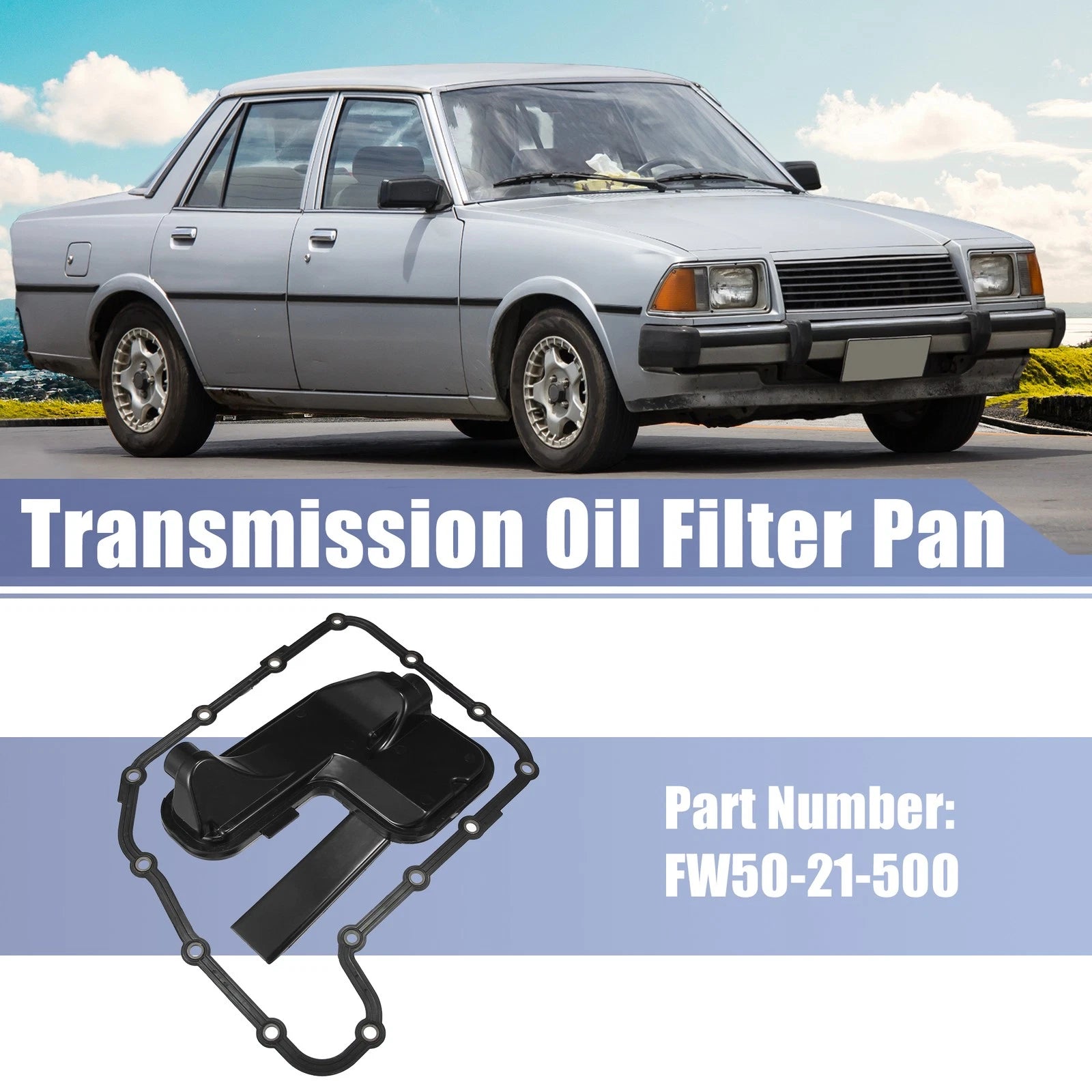 Transmission Filter Oil Pan Gasket Kit for Mazda MX-6 (1992–1997) FW50-21-500