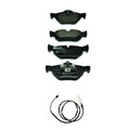 Hella Rear Low-Met Disc Brake Pad w/Sensor for BMW E84 X1 2012–2015