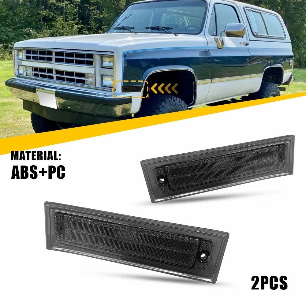 Smoked Side Marker Lamp for GMC C1500 C2500 C3500 (1981–1986)