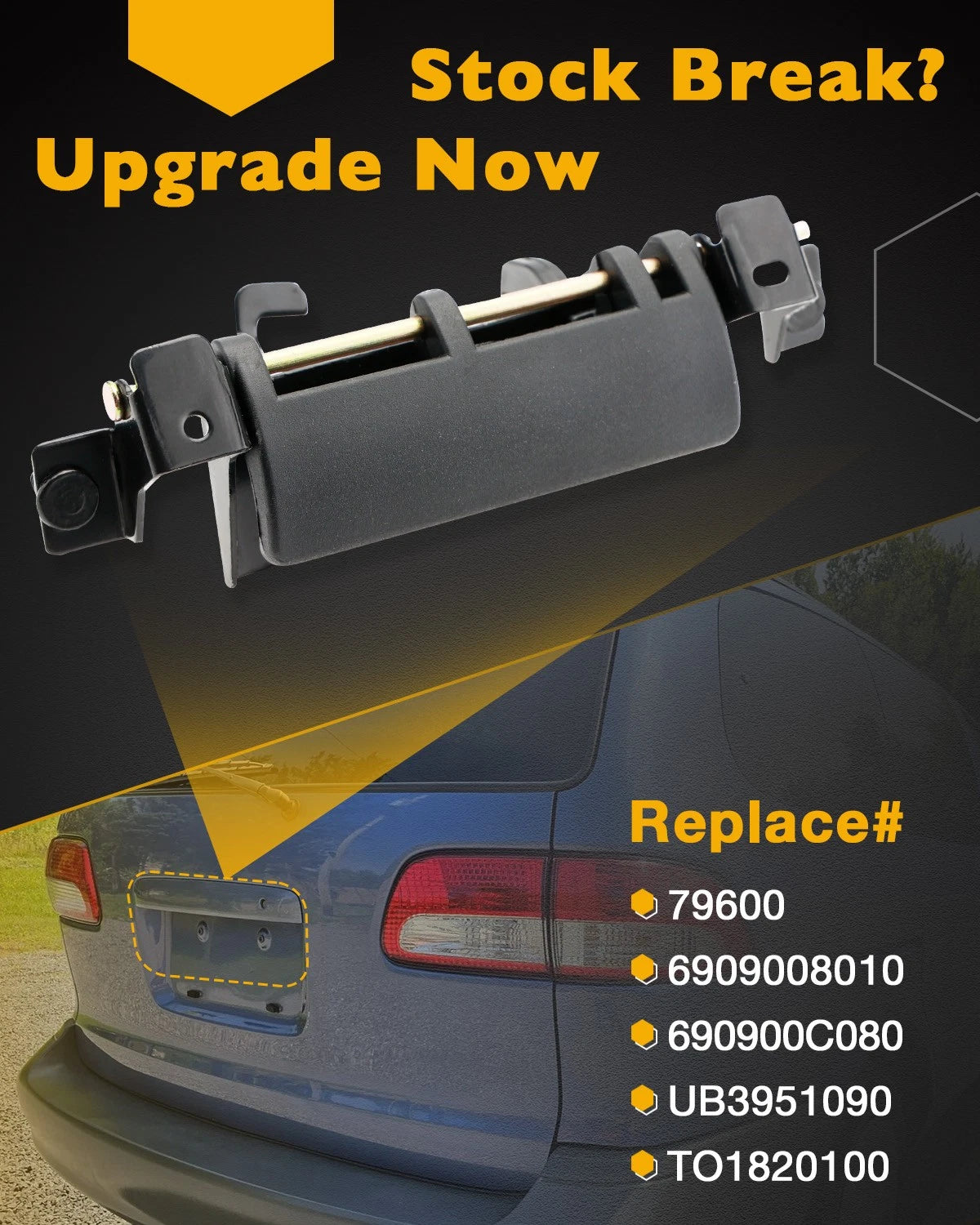 Tailgate Door Handle Kit for Toyota Sienna (1998-2003)