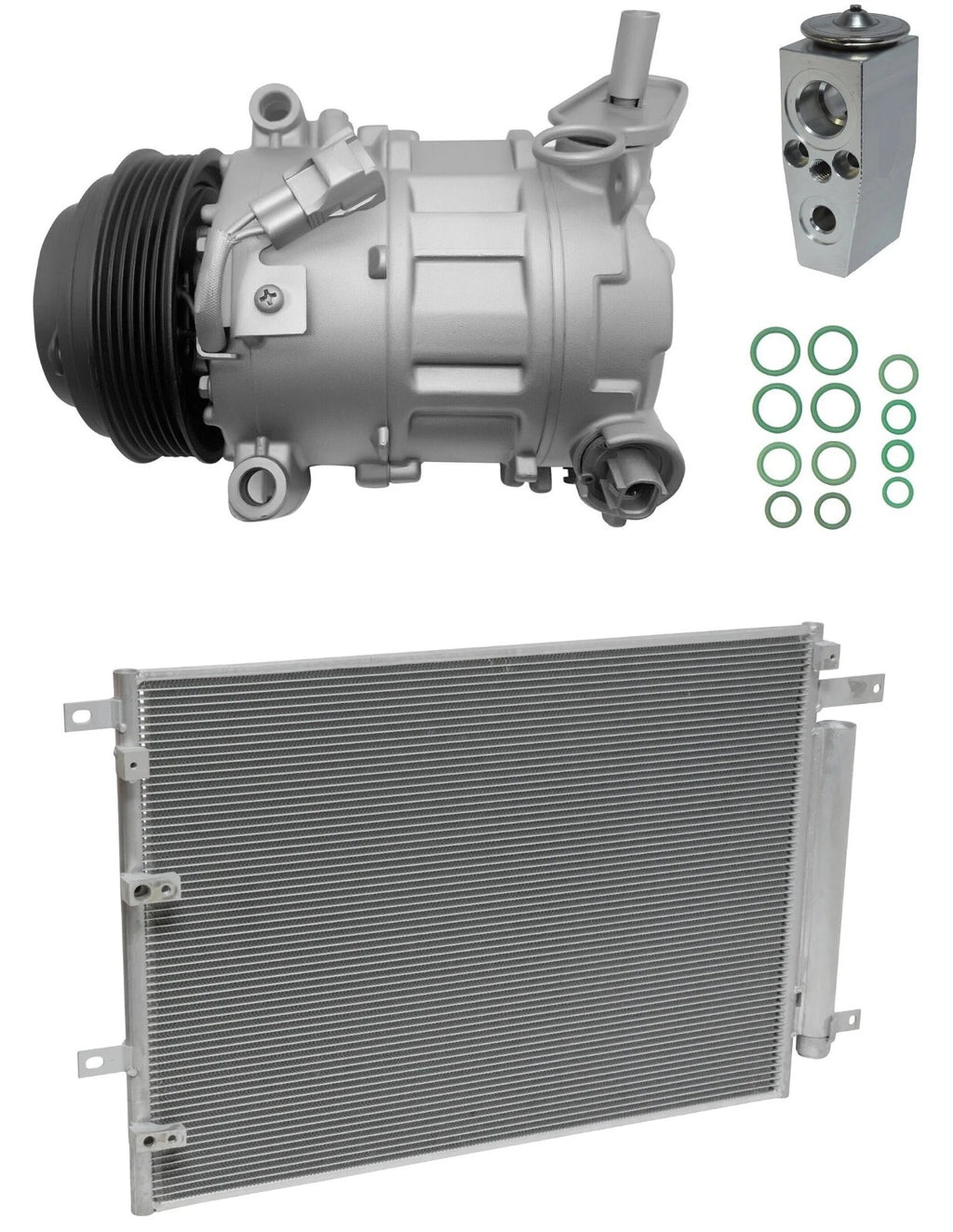 AC Compressor Kit With Condenser for Chrysler 200 2.4L (2015–2016)