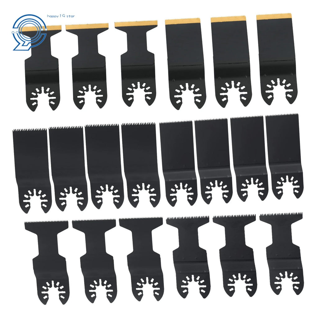 20 Pack Oscillating Saw Blades for Universal Multitools (Titanium)