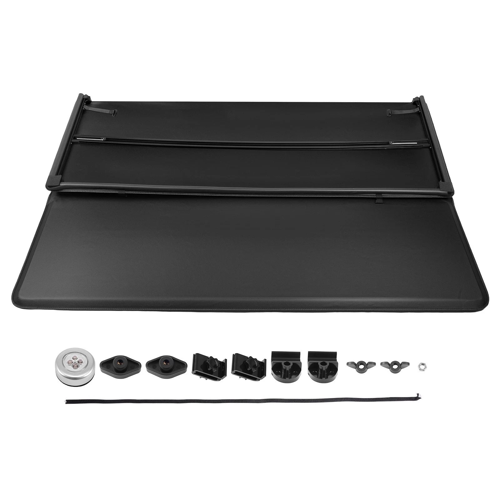5.7ft Tri-Fold Tonneau Cover for Dodge Ram 1500 (2009–2018) UV Protection