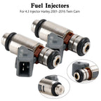 2X Fuel Injector 27609-01B for Harley 4.3 Twin Cam (2001–2016)