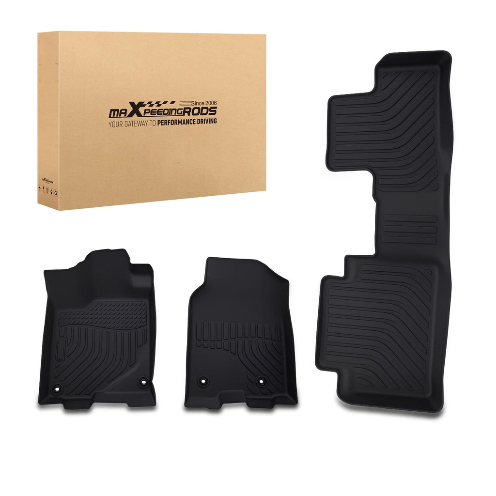 Set of 4 Black Waterproof Floor Mats for Acura RDX (2013–2018)