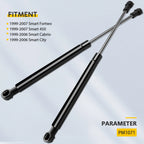 2 Rear Glass Window Lift Supports for Smart Fortwo 450 (2000–2007)