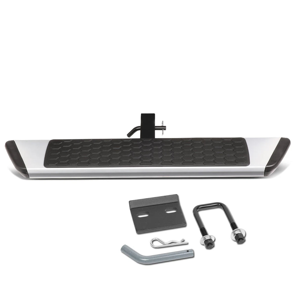 2" Receiver Rear Bumper Hitch Step Bar for Universal Fit (26"W x 5.5"L)
