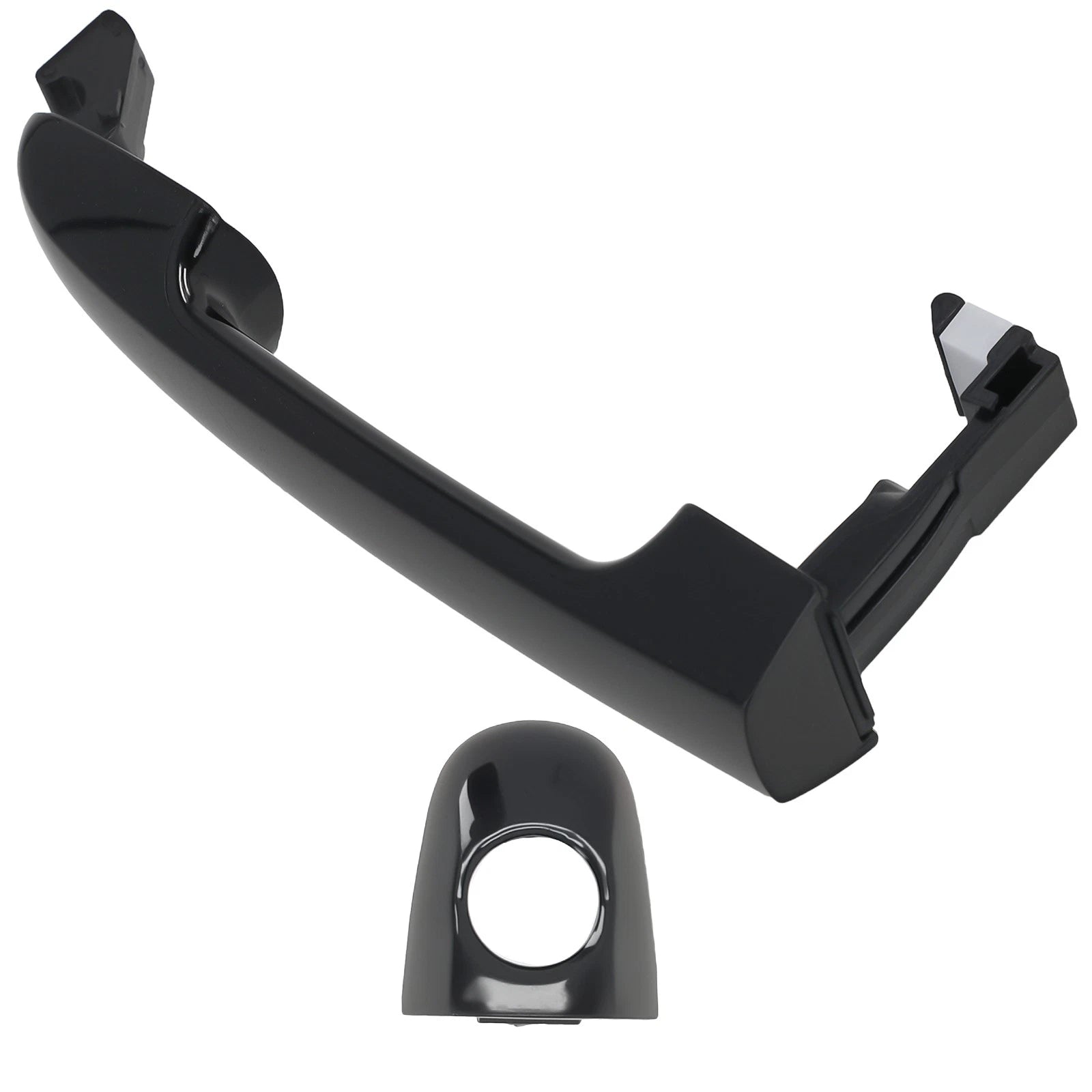 Black Outside Door Handle Front Left for Hyundai Elantra 2007-2010