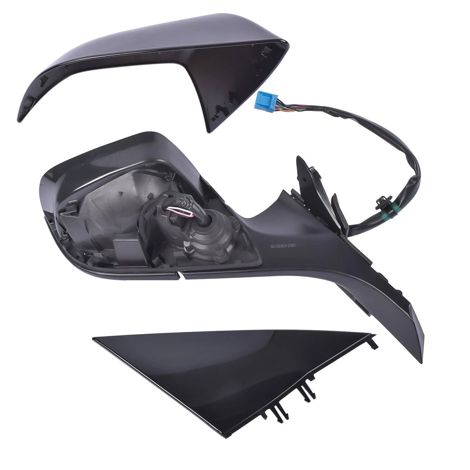 Heated Power Fold Black Right Passenger Side Mirror for Tesla Model 3 (2017–2022)