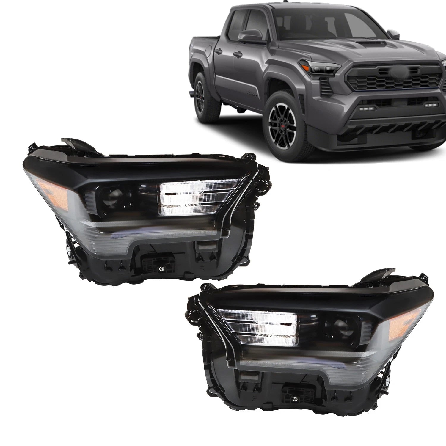 2X LED Headlight Assembly for Toyota Tacoma (2024–2025)