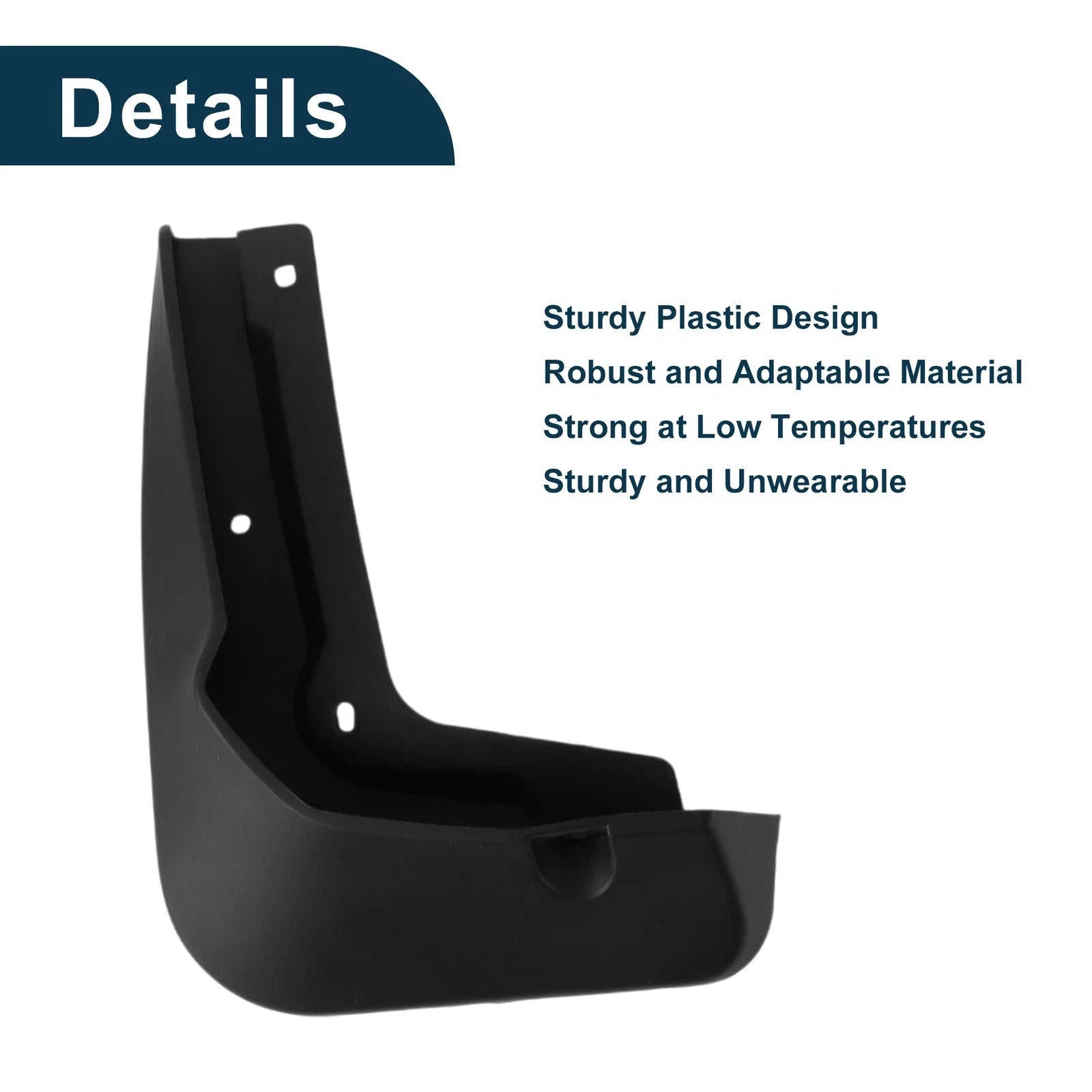 Set of 4 Mud Flaps Splash Guards for Volkswagen C-Trek (2018–2019)