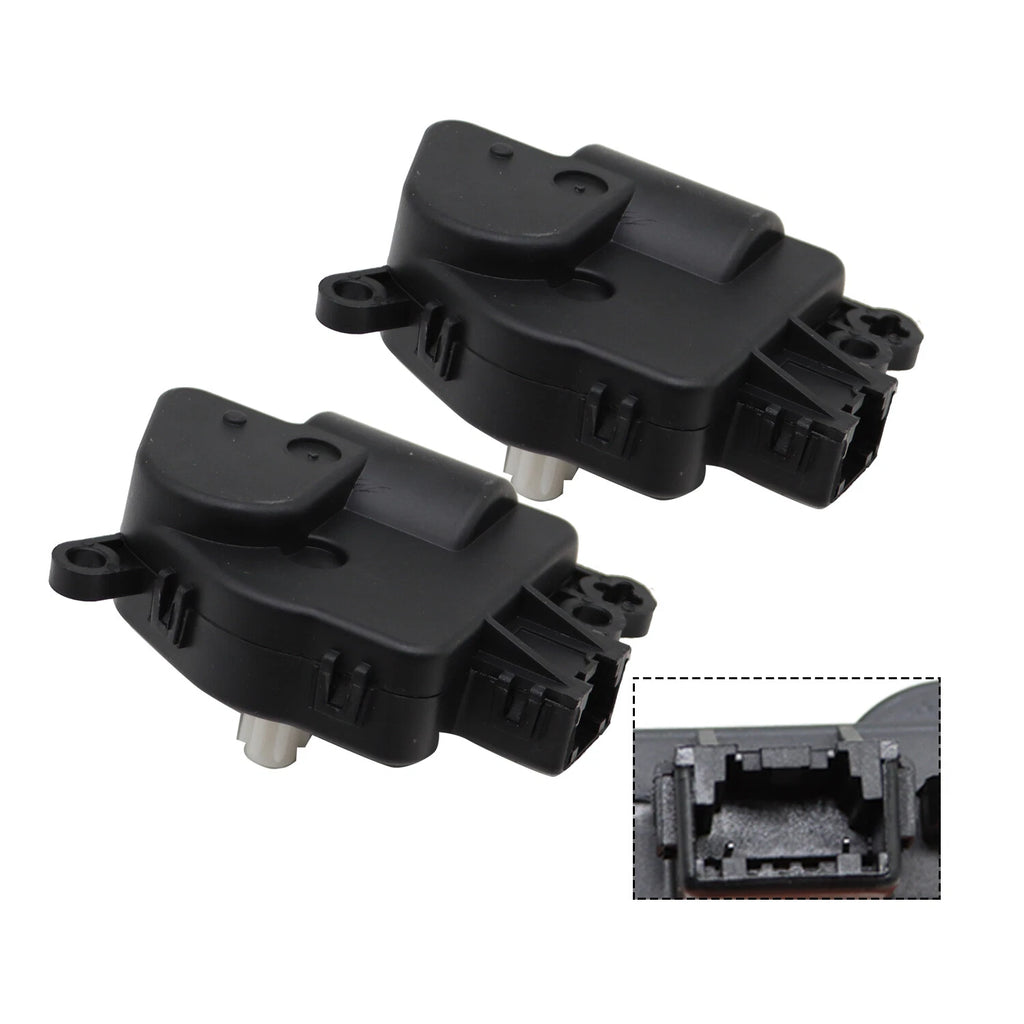 Pair HVAC heater air blend door actuator for Chrysler Dodge Jeep (2009–2018) 68018109AA