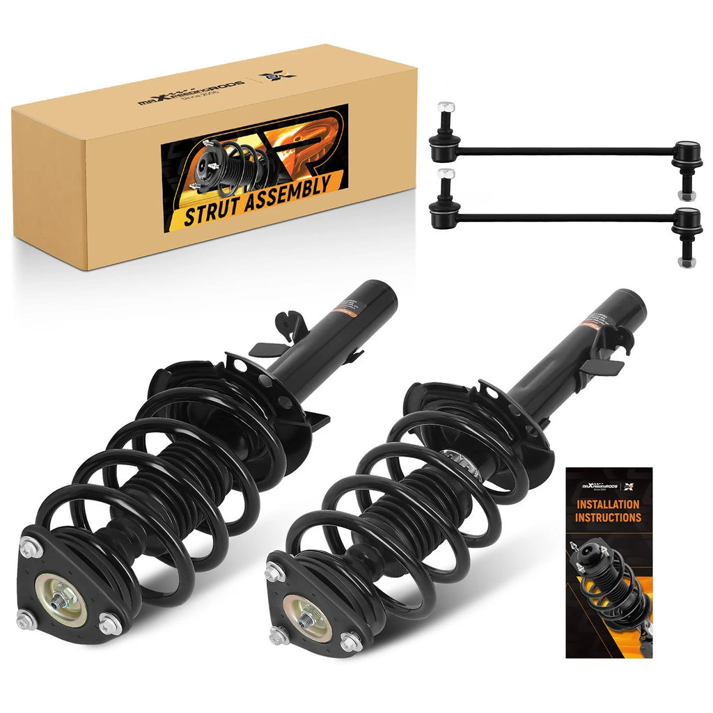 Front Quick Struts w/Coil Spring & Sway Bar End Links for Ford Escape (2014–2019)