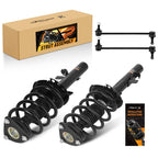 Front Quick Struts w/Coil Spring & Sway Bar End Links for Ford Escape (2014–2019)