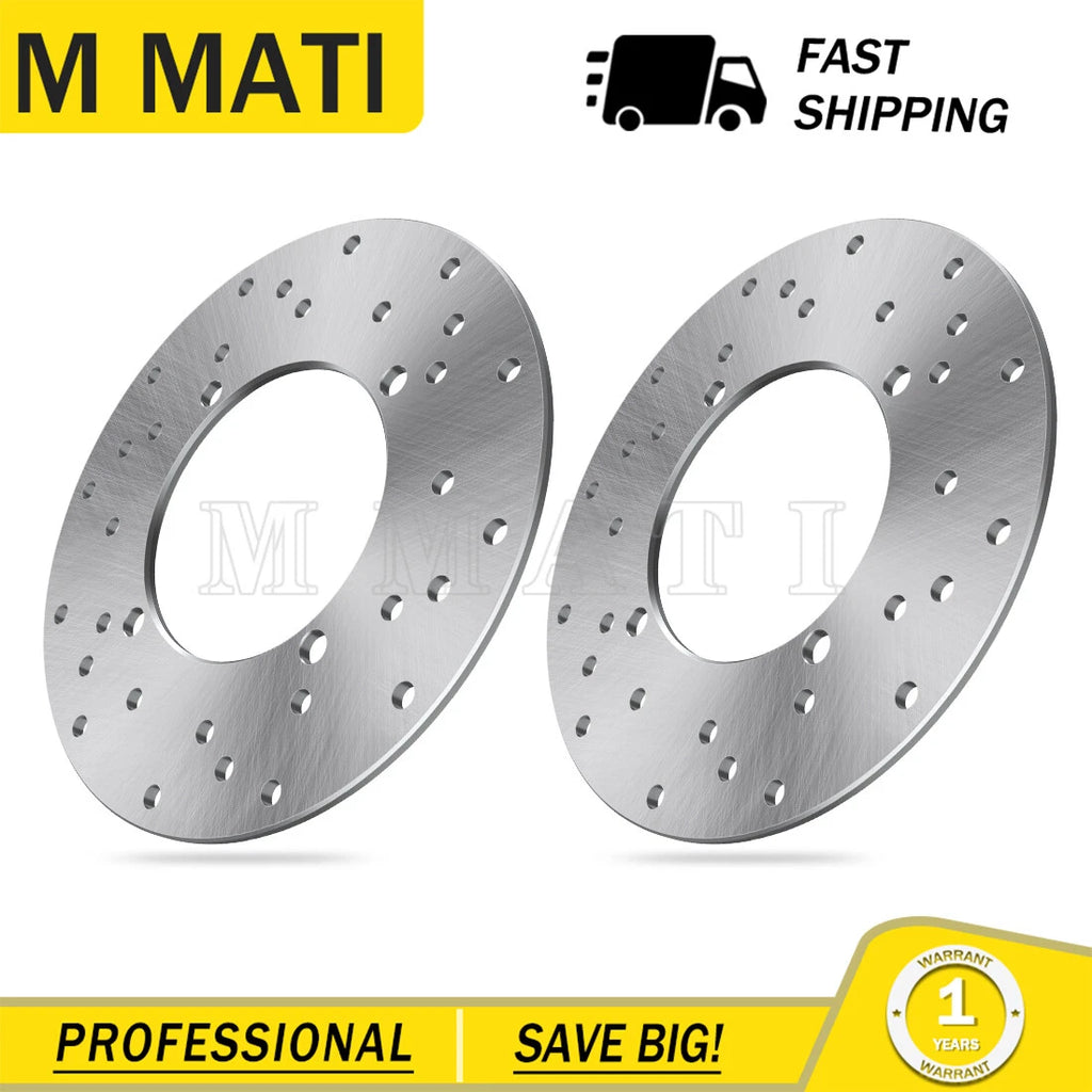 2X Rear Brake Rotors for Polaris Ranger 1000 900 800 700 570 500 Diesel EV