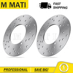2X Rear Brake Rotors for Polaris Ranger 1000 900 800 700 570 500 Diesel EV