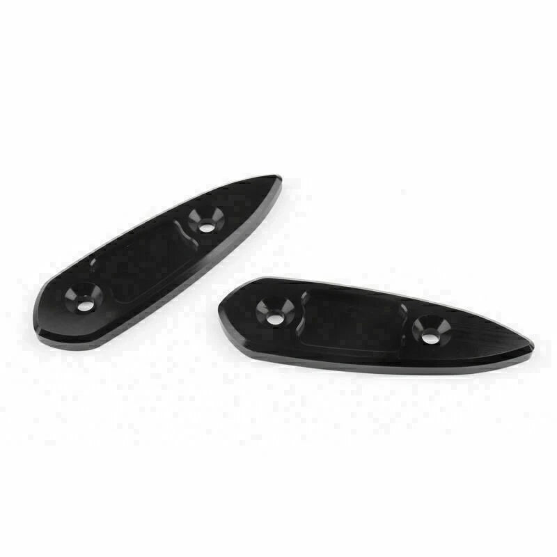 CNC Mirror Hole Cap Covers for Yamaha YZF R3 (2015–2016) R25 (2013–2015) Black