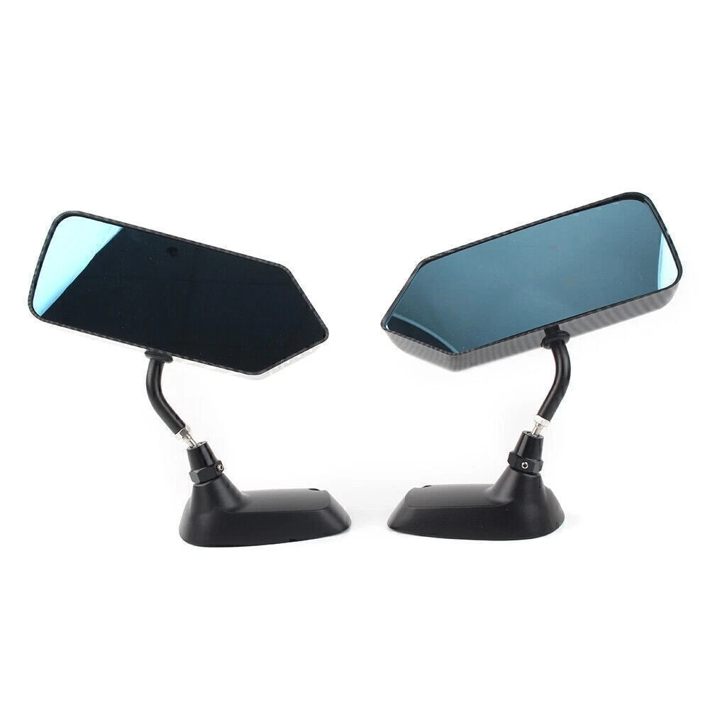 2X F1 Style Carbon Fiber Rearview Mirror Bracket for Universal Fit