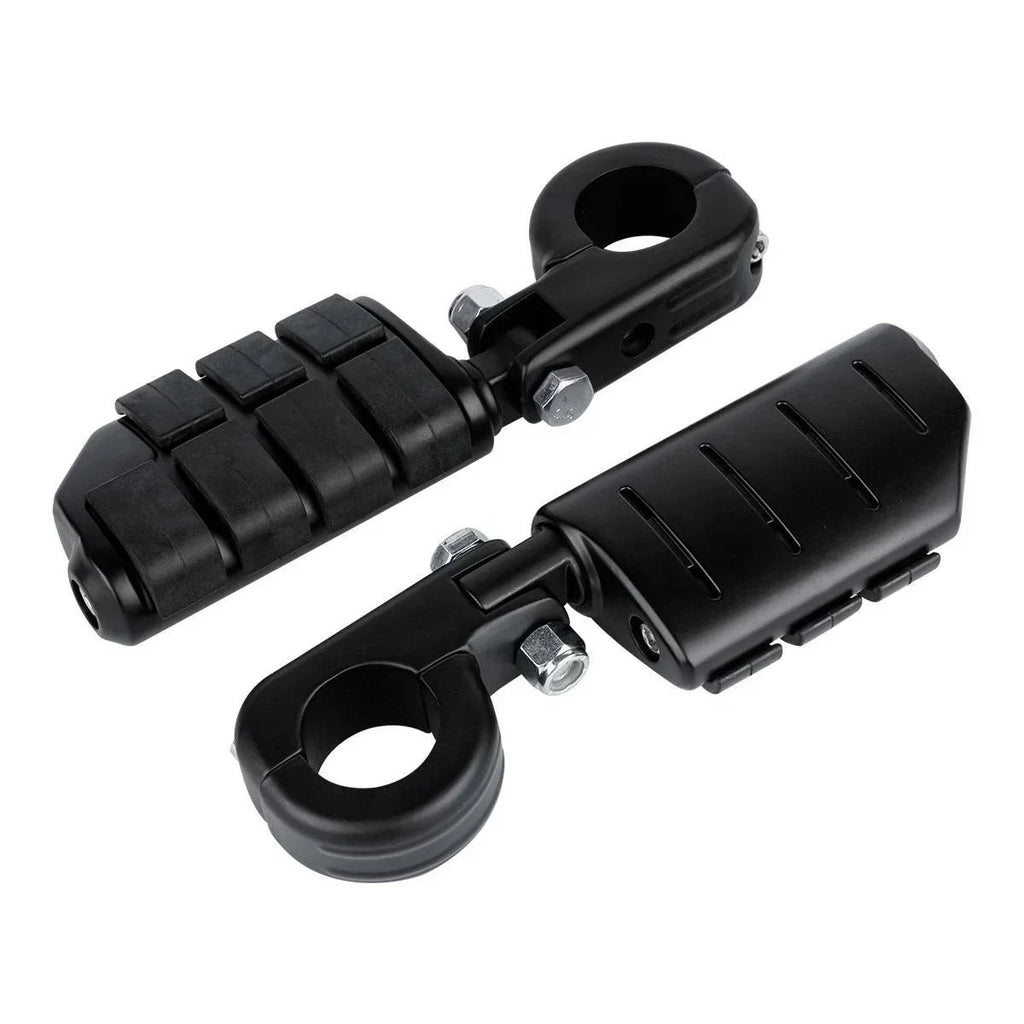 Matte Black 32mm Highway Engine Guard Footpegs for Harley Dyna Sportster