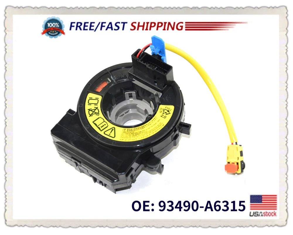 Spiral Cable Clock Spring 93490-A6315 for Kia K7 Optima K5 (2014–2015)