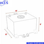 5 Gallon Aluminum Fuel Cell Gas Tank with Level Sender for Racing Drift Strip