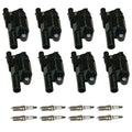 8X Ignition Coil & Spark Plug for Chevy Silverado 1500 GMC Tahoe (2007–2013) UF742