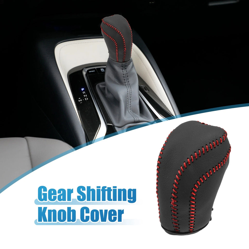 Gear Shifting Knob Cover Trim for Toyota Camry (2018–2023) Black Red