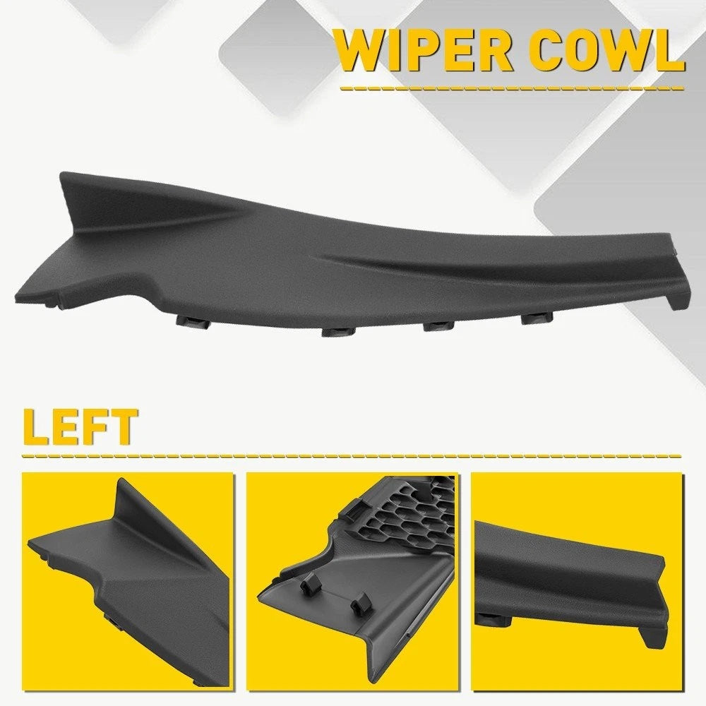 Left Windshield Wiper Cowl Extension Trim for Nissan Pathfinder (2013–2020)