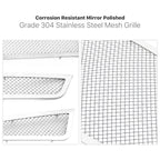 Stainless Mesh Grille Combo for Cadillac ATS (2013-2014)