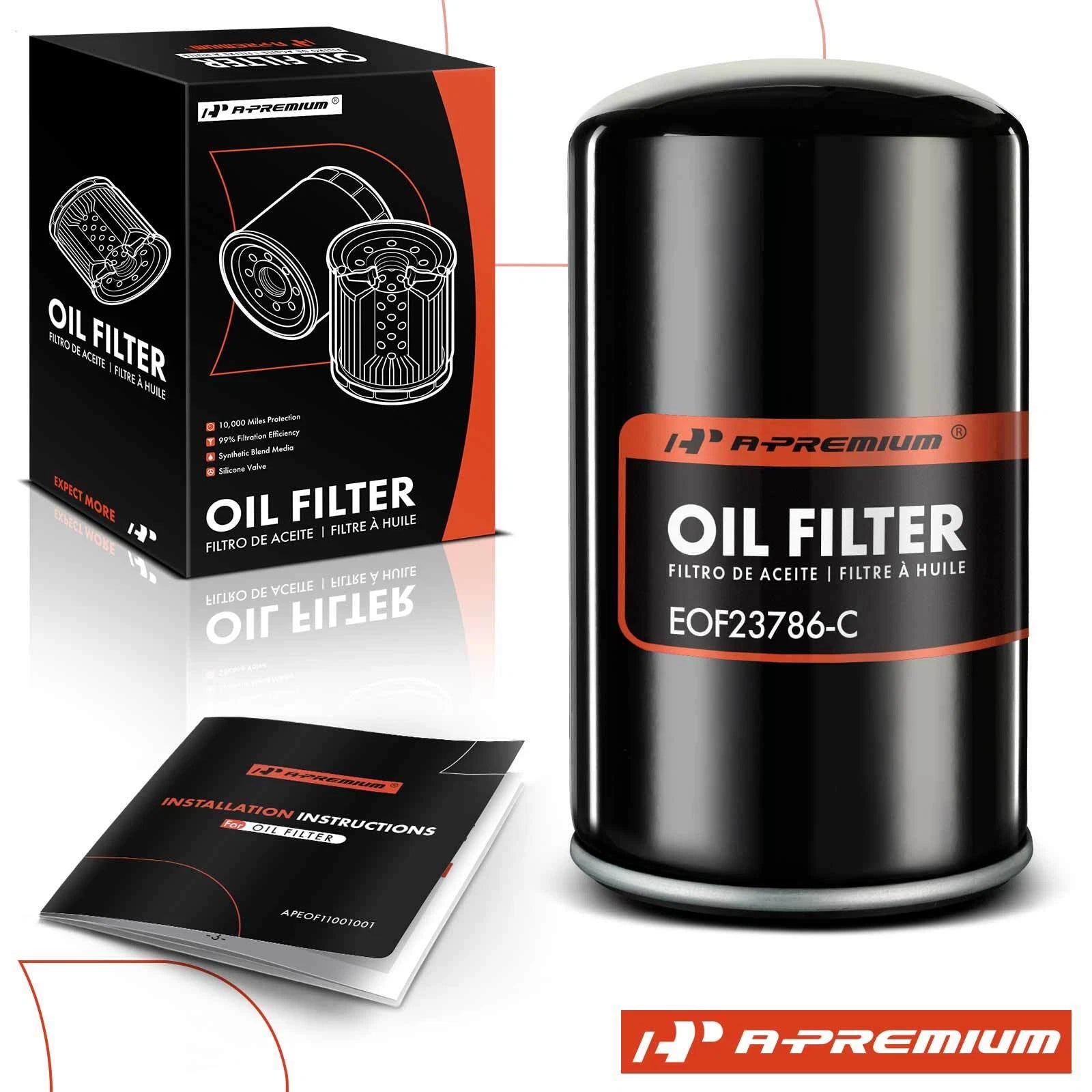Engine Oil Filter for Ford F-250, F-350 (1994–1997)